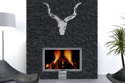 Casa Padrino Decoración de Pared Designer Cuernos de Ciervo Style Shine en Aluminio Pulido Plata 50 x 53 x 6 cm Casa Padrino Decoración de Pared Designer Cuernos de Ciervo Style Shine en Aluminio Pulido Plata 50 x 53 x 6 cm