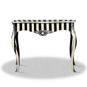 Casa Padrino Barock Konsole Streifen Baroque Console Stripes