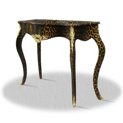 Casa Padrino Console Baroque Léopard Or 100 x 40 x H. 85 cm - Meuble de Luxe Casa Padrino Console Baroque Léopard Or 100 x 40 x H. 85 cm - Meuble de Luxe