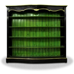Casa Padrino Barock Wohnzimmerschrank in Schwarz Grün Gold - Massivholz Luxus Anrichte - 200 x 40 x 200 cm Casa Padrino Barock Wohnzimmerschrank in Schwarz Grün Gold - Massivholz Luxus Anrichte - 200 x 40 x 200 cm