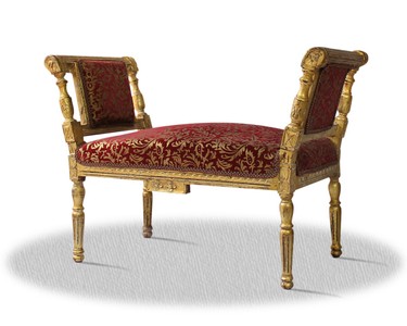 Casa Padrino Barock Sitzbank Bordeaux Muster Gold Casa Padrino Barock Sitzbank Bordeaux Muster Gold