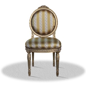 Casa Padrino Barock Salonstuhl Vintage Gold 50 x 50 x H. 100 cm - Antik Möbel Casa Padrino Barock Salonstuhl Vintage Gold 50 x 50 x H. 100 cm - Antik Möbel