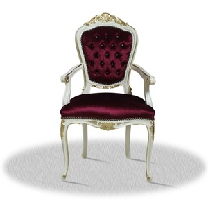 Casa Padrino Barock Armlehnen Esszimmerstuhl 60 x 45 x H. 110 cm - Luxus Edition Casa Padrino Barock Armlehnen Esszimmerstuhl 60 x 45 x H. 110 cm - Luxus Edition