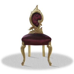 Casa Padrino Barock Salonstuhl Gold Bordeaux Rot 55 x 45 x H. 100 cm - Limited Edition Casa Padrino Barock Salonstuhl Gold Bordeaux Rot 55 x 45 x H. 100 cm - Limited Edition