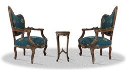 Casa Padrino baroque salon chair set with side table - Hotel Collection