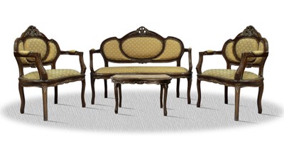 Casa Padrino Barock Salon Set Baroque Set Dining Chairs Chair Casa Padrino Barock Salon Set Baroque Set Dining Chairs Chair