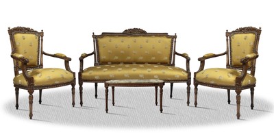 Casa Padrino Barock Salon Set Braun Gold - Antik Stil Kollektion Casa Padrino Barock Salon Set Braun Gold - Antik Stil Kollektion