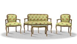 Casa Padrino baroque salon set vintage gold light green - Antique Style