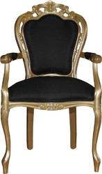 Casa Padrino barroco comedor de lujo situado Negro / oro - Barroco comedor mesa + 6 sillas - calidades de lujo - Edición Limitada Casa Padrino barroco comedor de lujo situado Negro / oro - Barroco comedor mesa + 6 sillas - calidades de lujo - Edición Limitada