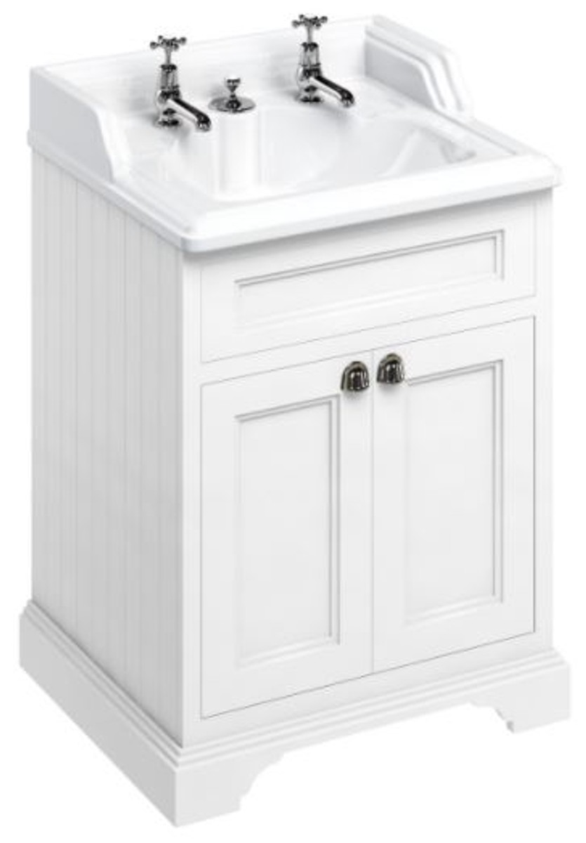 Casa Padrino Luxus Waschschrank / Waschtisch mit 2 Türen 67 x 58 x H. 93 cm 