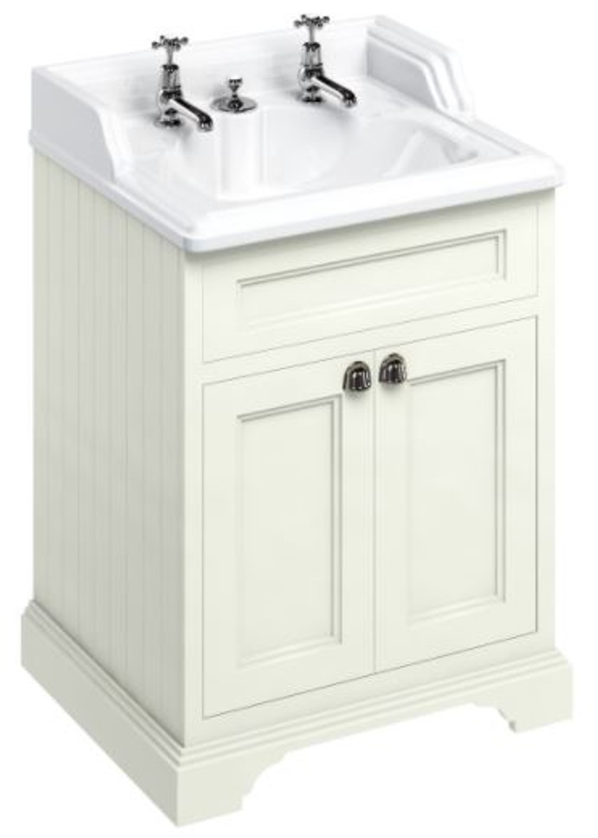 Casa Padrino Luxus Waschschrank / Waschtisch mit 2 Türen 67 x 58 x H. 93 cm 