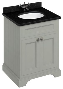 Casa Padrino luxury washing cabinet / washbasin with granite top and 2 doors - Limited Edition