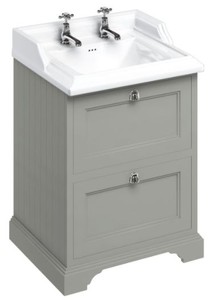 Casa Padrino luxury washing cabinet / washbasin with 2 drawers 67 x 58 x H. 93 cm