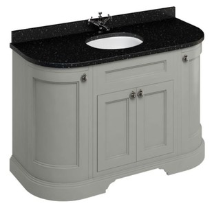 Casa Padrino washing cabinet with granite top and 4 doors - Antique Style Washbasin