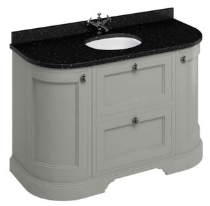 Casa Padrino washing cabinet / washbasin with granite top doors and drawers - Limited Edition