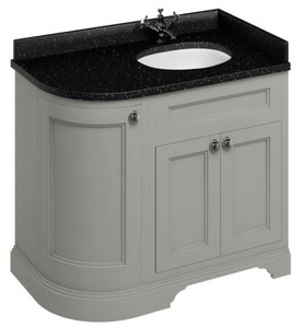 Casa Padrino washing cabinet with granite top and 3 doors 98 x 55 x H. 93 cm