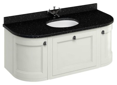 Casa Padrino Luxus Hänge-Waschschrank / Waschtisch 134 x 55 x H. 59 cm - Hotel Restaurant Möbel