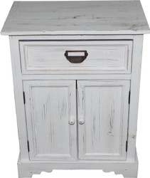 Casa Padrino Shabby Chic Landhaus Stil Kommode mit Schubladen, Antik Weiß, B 50 cm, H 64 cm Casa Padrino Shabby Chic Landhaus Stil Kommode mit Schubladen, Antik Weiß, B 50 cm, H 64 cm