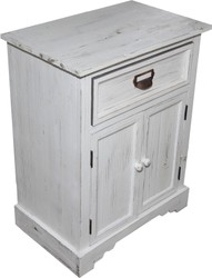 Casa Padrino Shabby Chic Landhaus Stil Kommode mit Schubladen, Antik Weiß, B 50 cm, H 64 cm Casa Padrino Shabby Chic Landhaus Stil Kommode mit Schubladen, Antik Weiß, B 50 cm, H 64 cm