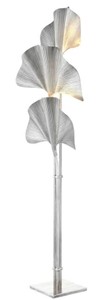 Casa Padrino floor light silver 80 x H. 197 cm - Luxury floor lamp