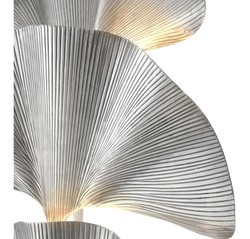 Casa Padrino Luxus Stehleuchte Palmen Silver Palmas Eichholtz Silver Floor Lamp