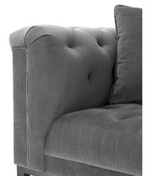 Casa Padrino Fauteuil de luxe gris - Meubles de salon
