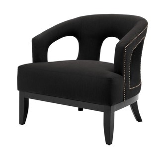 Casa Padrino Fauteuil de luxe Black - Limited Edition