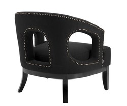 Casa Padrino Luxus Sessel Schwarz - Limited Edition