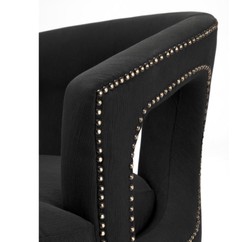 Casa Padrino Luxus Sessel Schwarz - Limited Edition