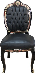 Casa Padrino luxe Chaise baroque Boulle Collection par rapport Echleder - chaise de bureau de luxe Casa Padrino luxe Chaise baroque Boulle Collection par rapport Echleder - chaise de bureau de luxe