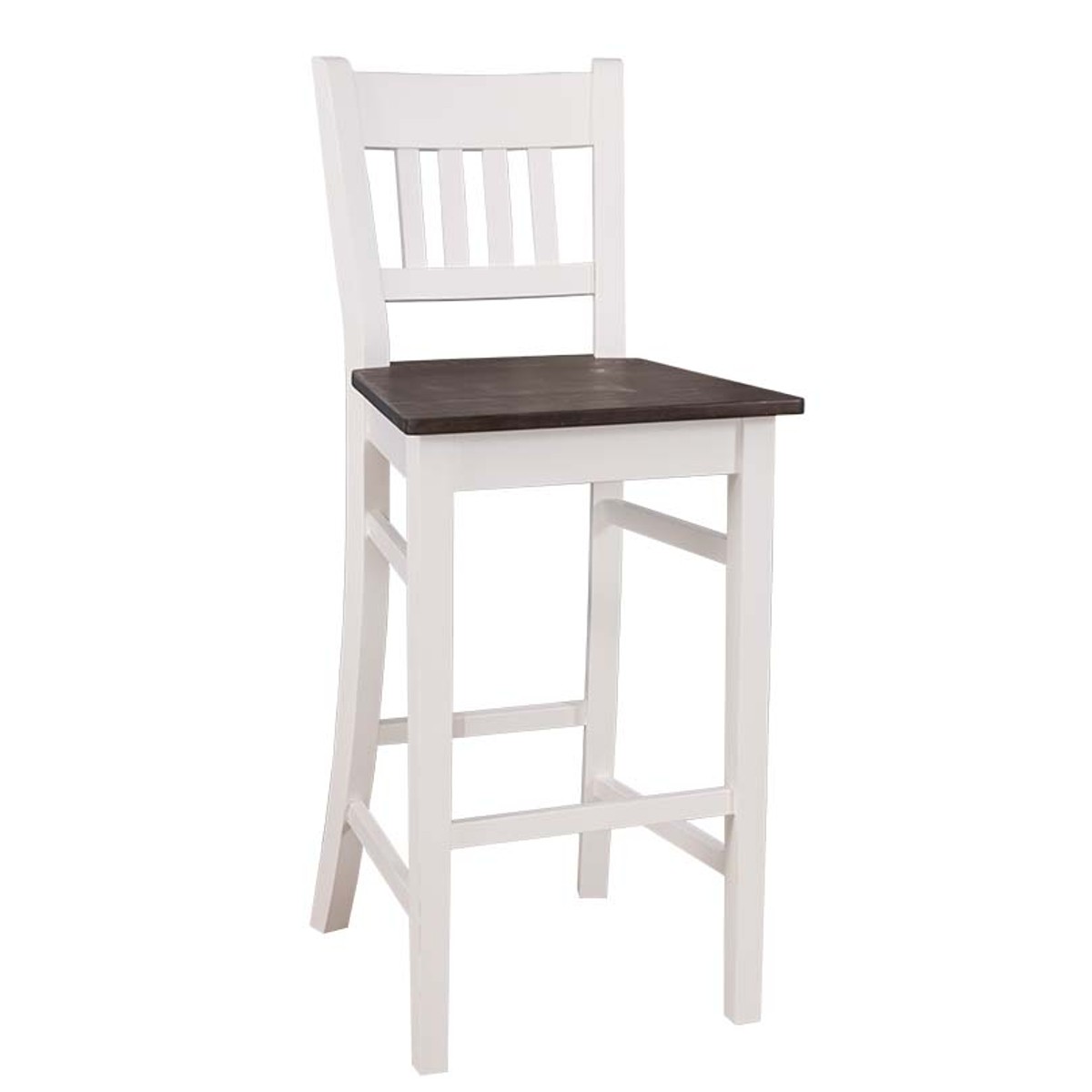 Casa Padrino Bar Chair Solid Wood - Shabby Chic Country House Style Bar Stool Casa Padrino Bar Chair Solid Wood - Shabby Chic Country House Style Bar Stool