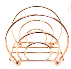 Enveloppe Casa Padrino Support Rose couleur or 12 x 6,5 cm x H10.5cm - Porte enveloppe - Accessoires de bureau