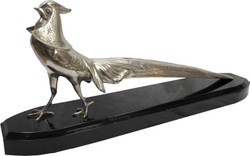 Casa Padrino lusso Fagiano Scultura in bronzo placcato su base di legno - Rappresentanza Bird - Noble & Sontuosamente Casa Padrino lusso Fagiano Scultura in bronzo placcato su base di legno - Rappresentanza Bird - Noble & Sontuosamente