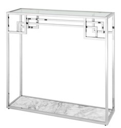 Casa Padrino Art Déco Console de luxe Silver - Designer mobilier de l'hôtel