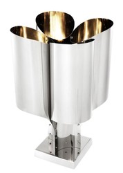 Casa Padrino lámpara de mesa de plata 46 x 46 x 82,5 cm H. - Lámpara de mesa de lujo