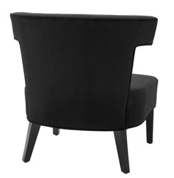 Poltrona di lusso Casa Padrino nero - Mobili di design