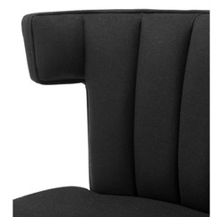 Poltrona di lusso Casa Padrino nero - Mobili di design