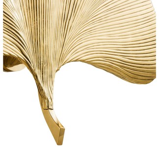 Casa Padrino Designer Wandleuchte Gold 67 x 11 x H. 48 cm - Luxus Wandlampe