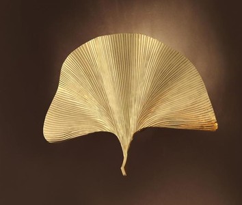 Casa Padrino Designer Wandleuchte Gold 67 x 11 x H. 48 cm - Luxus Wandlampe