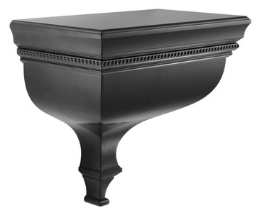 Casa Padrino Wandkonsole Eichholtz Schwarz Hochglanz Klavierlack Console Wall Konsole