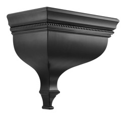 Casa Padrino art deco luxury mahogany wall console black - design hotel furniture