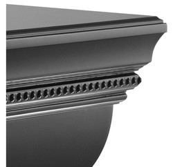 Casa Padrino art deco luxury mahogany wall console black - design hotel furniture