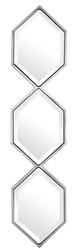 Espejo diseñador Casa Padrino de plata 25 x H. 110 cm - espejo de pared de lujo