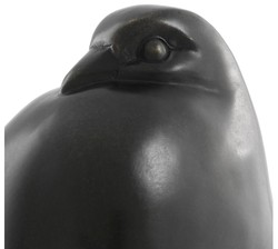 Casa Padrino Luxury bronze dove sculpture on pedestal - figure bird - precious & sumptuous