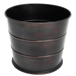 Casa Padrino design in acciaio inox fioriera bronzo antico - lusso vaso di fiori