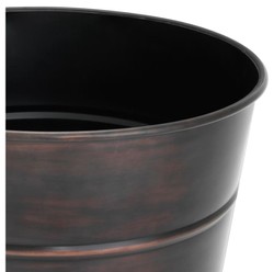 Casa Padrino design in acciaio inox fioriera bronzo antico - lusso vaso di fiori