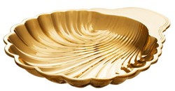 Casa Padrino cobre amarillo de lujo de oro que sirve la bandeja - bandeja de diseñador