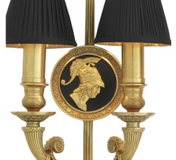 Casa Padrino designer luxury wall lights set of 2 antique gold - hotel furniture


