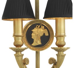 Casa Padrino designer luxury wall lights set of 2 antique gold - hotel furniture

