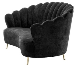 Casa Padrino divano dal design di lusso nero - edizione limitata